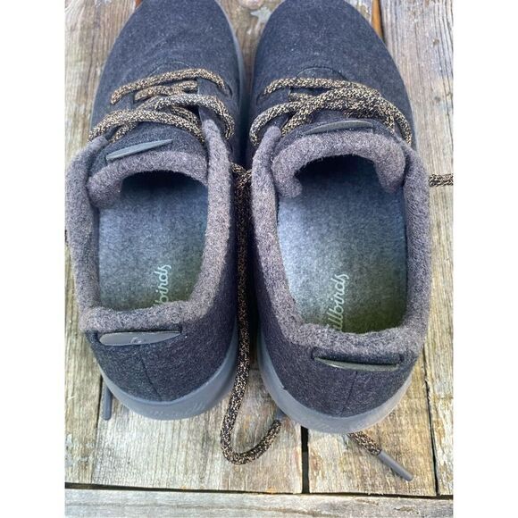 Allbirds Merino Wool Runners Men’s Sz 10 Charcoal Gray Sneakers Lace-Up Comfort main image 7